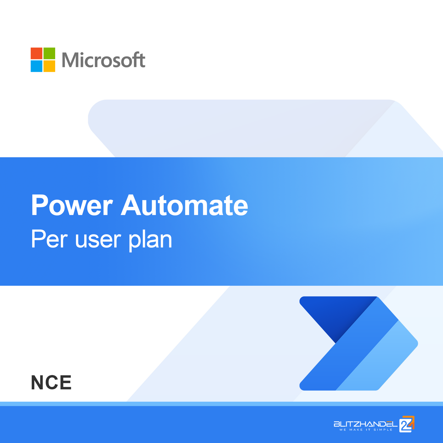 Plano Power Automate por usuário (NCE)