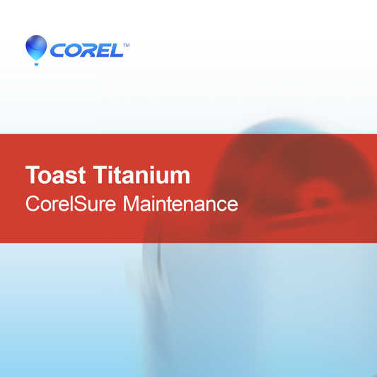 Toast Titanium CorelSure Maintenance