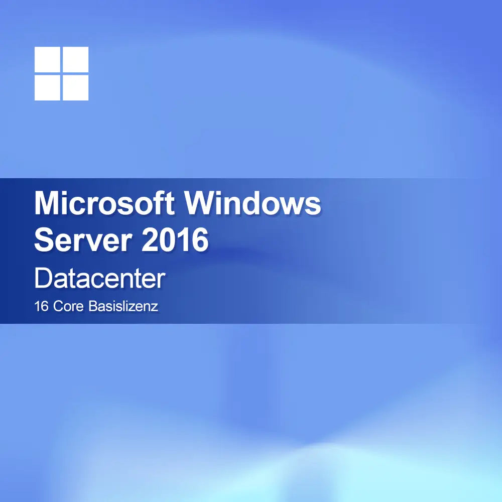 Microsoft Windows Server 2016 Datacenter 16 Core Licença Básica