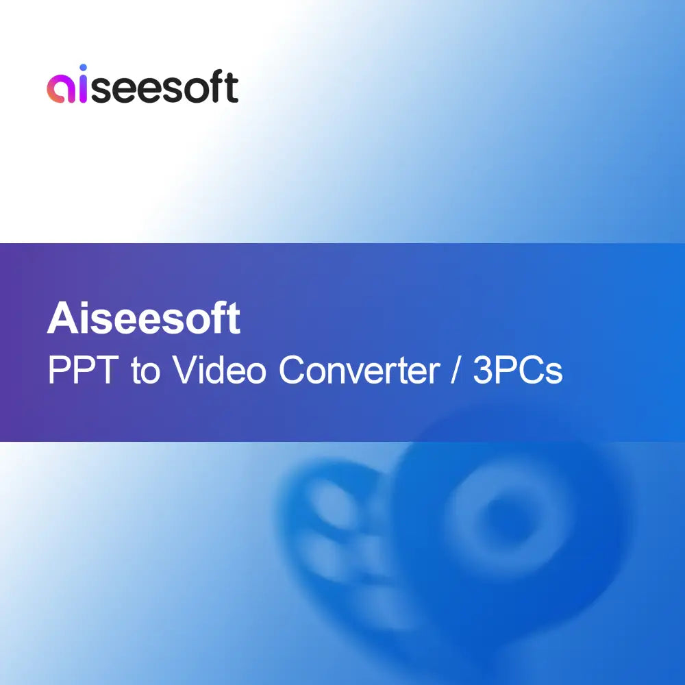 Aiseesoft PPT para Conversor de Vídeo / 3 PCs