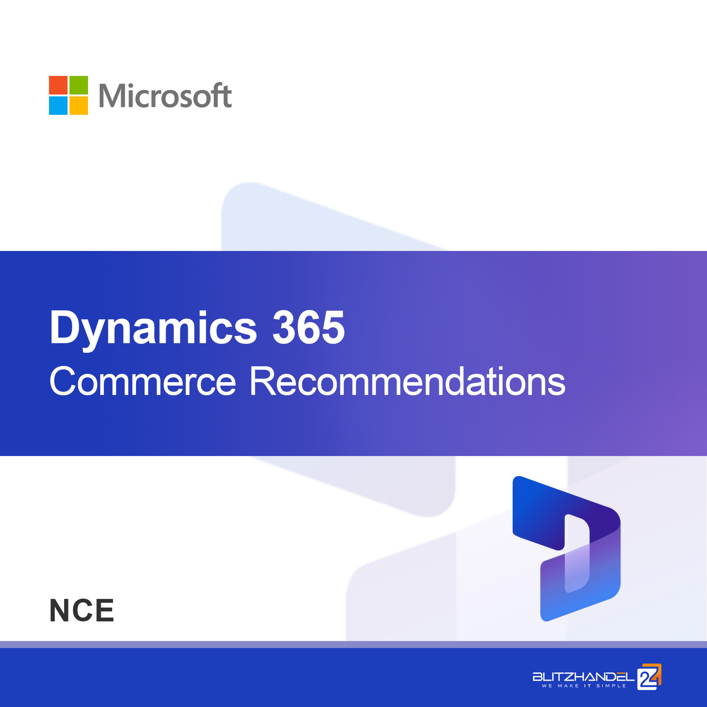 Recomendações do Dynamics 365 Commerce (NCE)