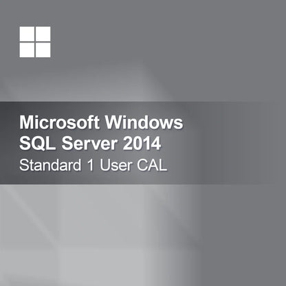 Microsoft SQL Server 2014 Standard 1 Usuário CAL